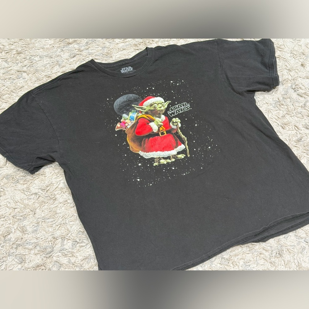 Yoda Star Wars Black Graphic Tee 2XL